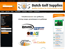 Tablet Screenshot of dutchgolfsupplies.nl